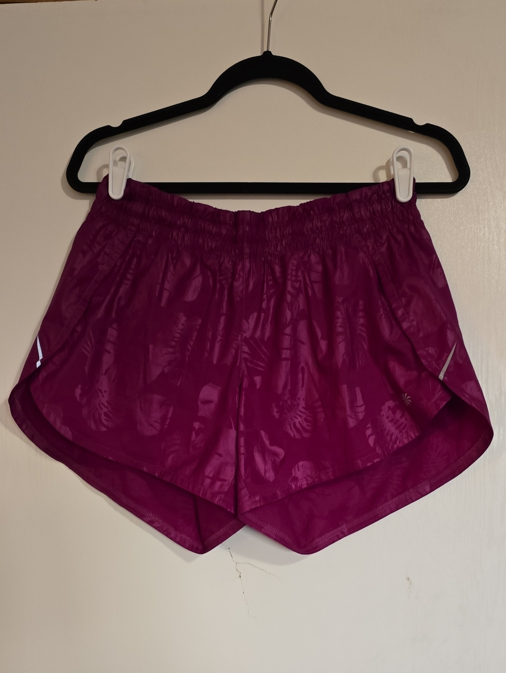 Athleta Women’s Small Running Shorts Floral Print Athletic Activewear
